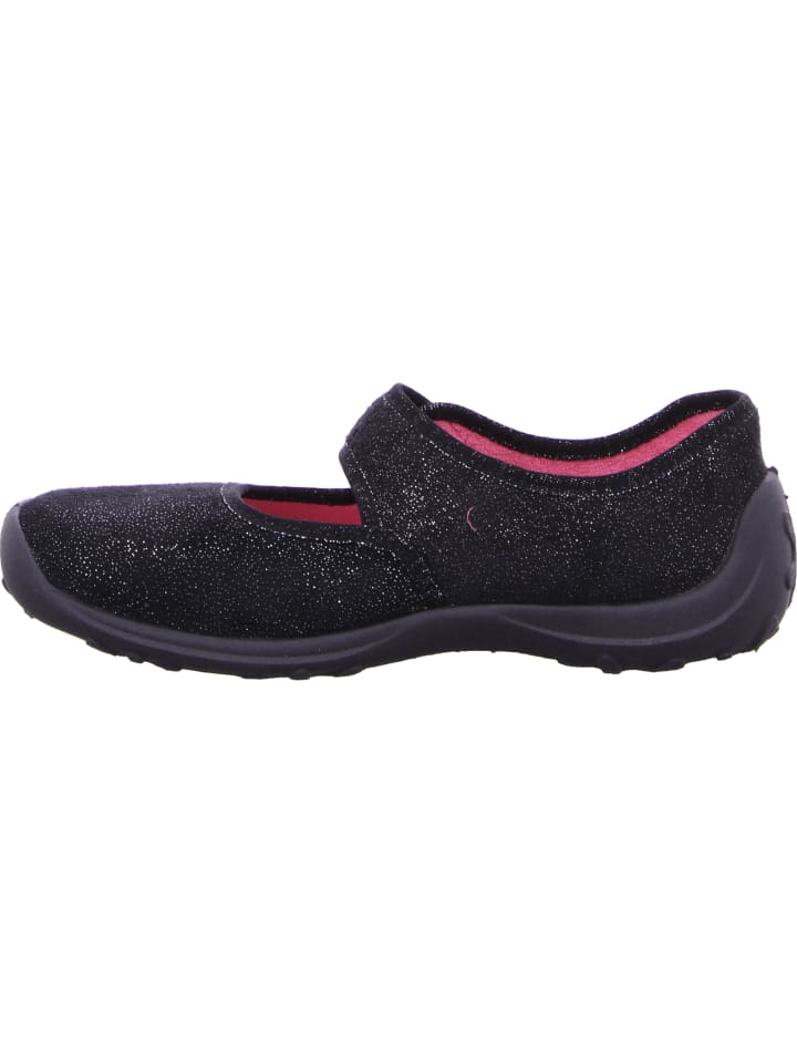 Fischer Markenschuh Hausschuh in schwarz günstig kaufen