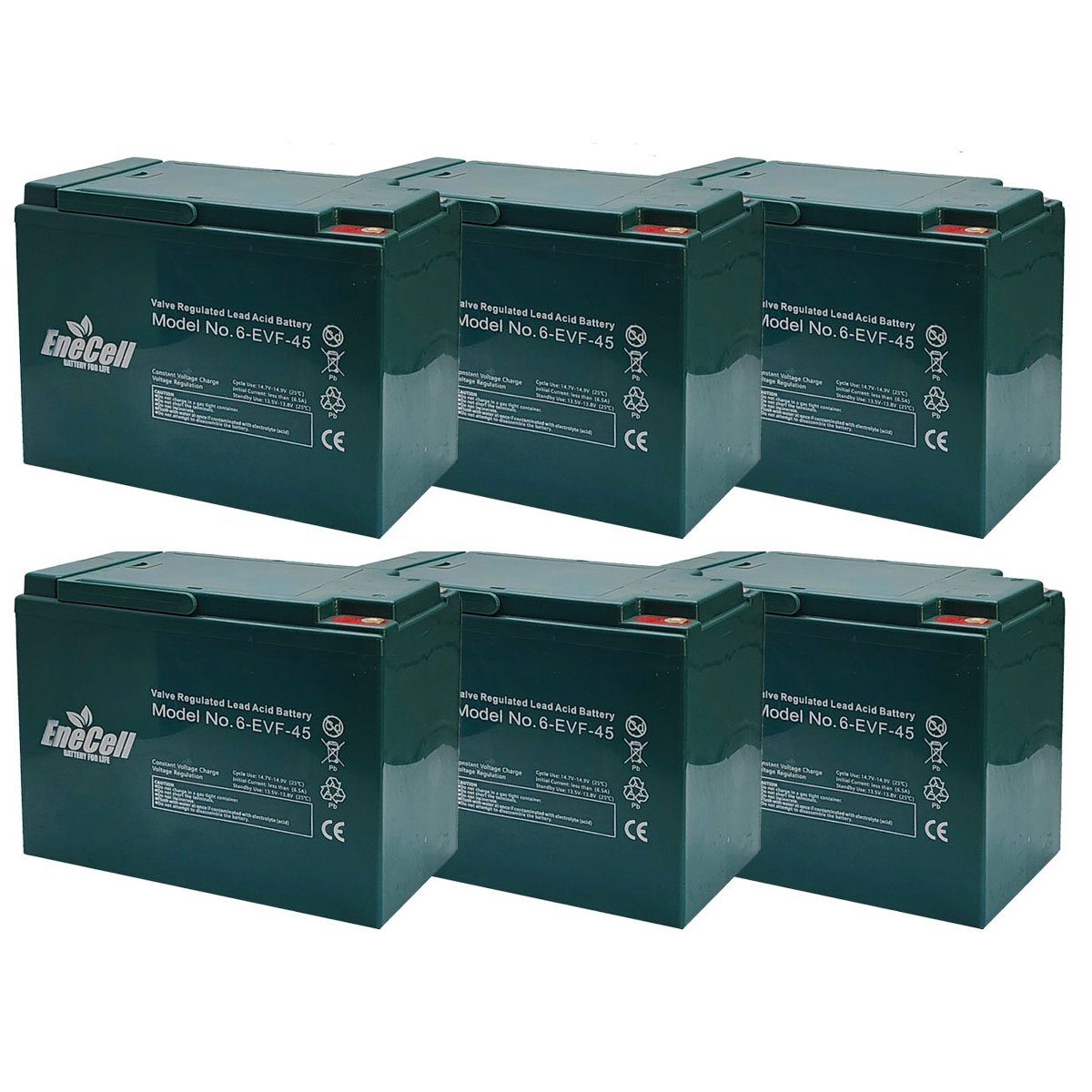 ENECELL Akku - 72V 45AH für Stormborn econelo ecabino Akkupacks 45000 mAh (72 V)