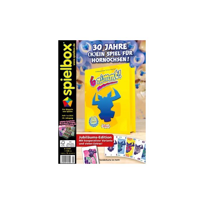 Spielbox - 01/2024 - 7% mit 4 Erweiterungen/Add-ons