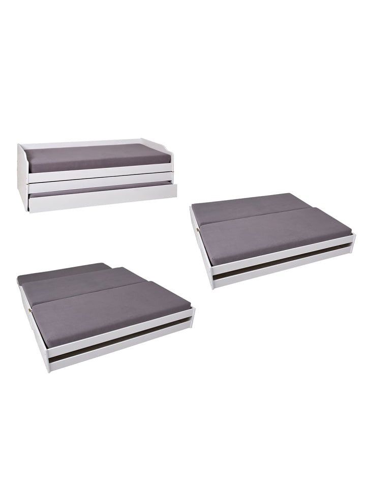 ebuy24 Bett Lotved Weiß 97 x 209 cm günstig kaufen onesize