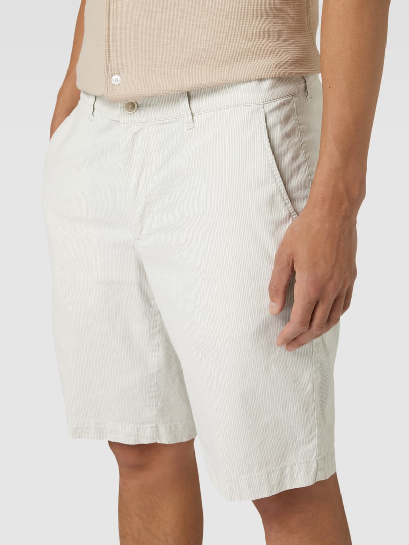 Bermudas mit französischen Eingrifftaschen Modell 'BOZEN' in kitt