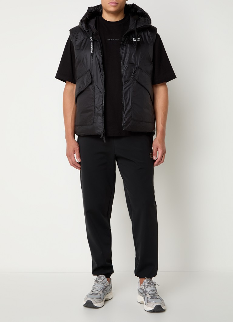 Gilet Emporio Armani con tasche con zip e logo