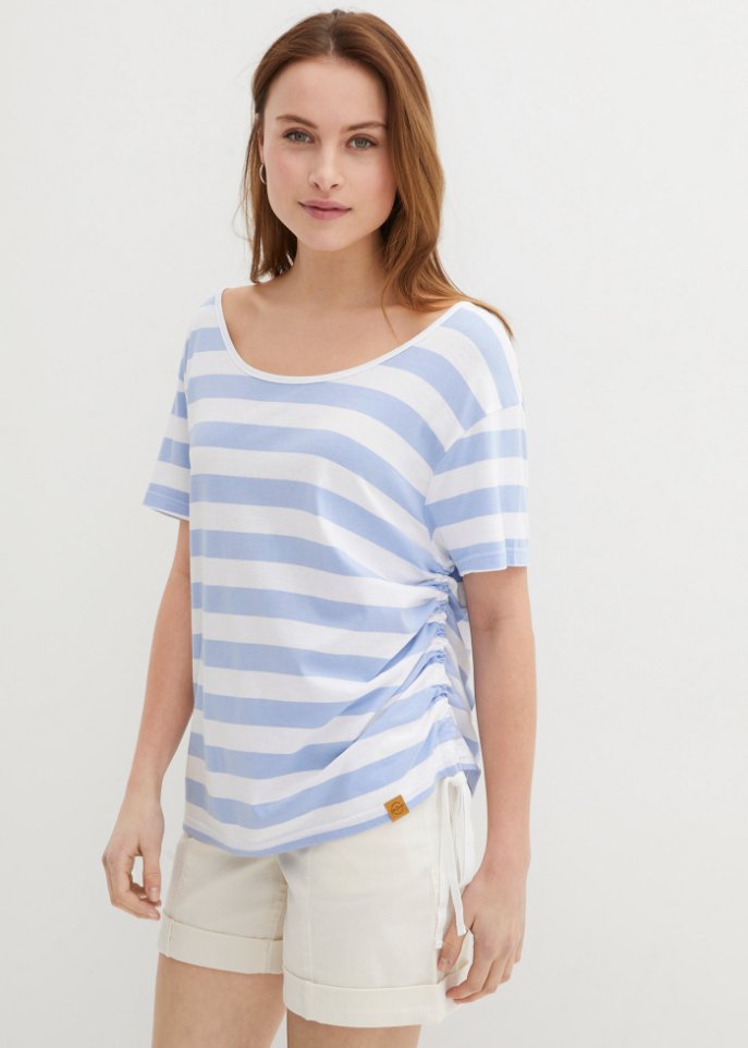 Shirt mit Raffung