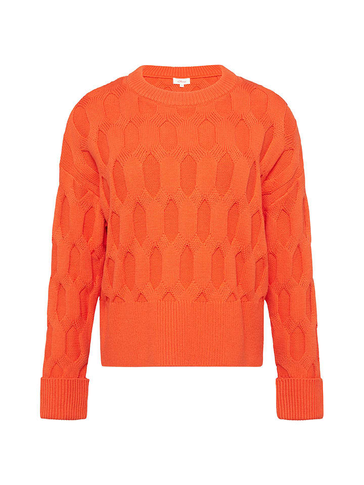 comma Pullover in Orange günstig kaufen