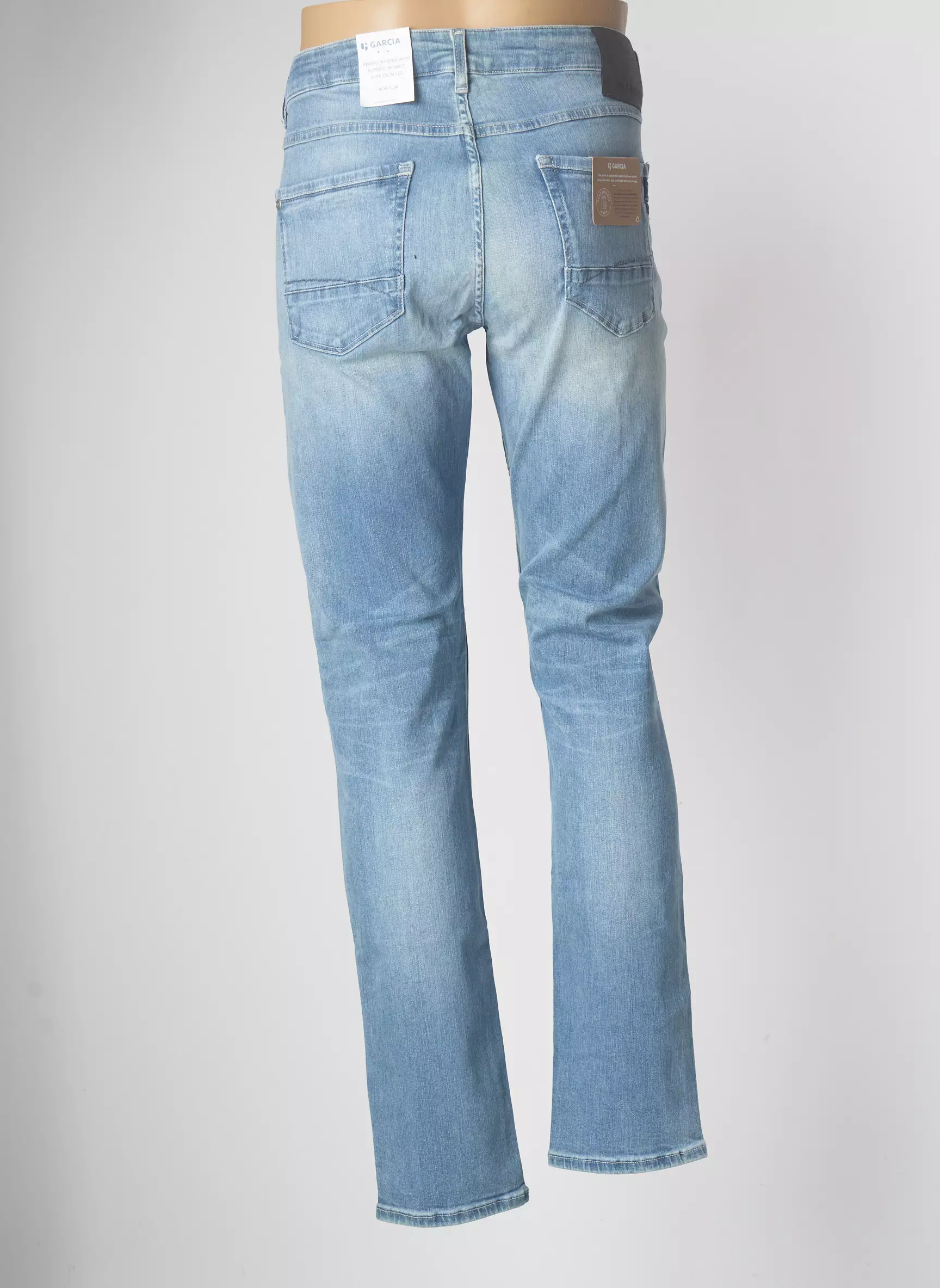 Garcia Jeans Coupe Slim Homme couleur bleu