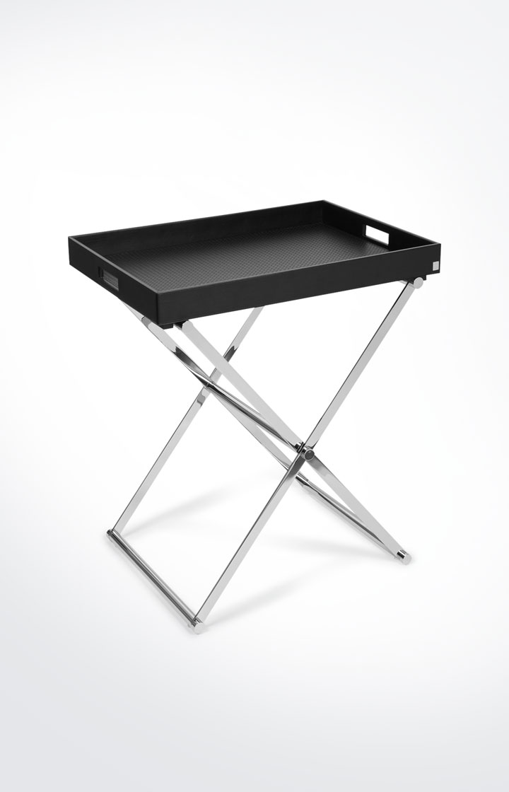 Großer Beistelltisch Homeline, Schwarz/Silber