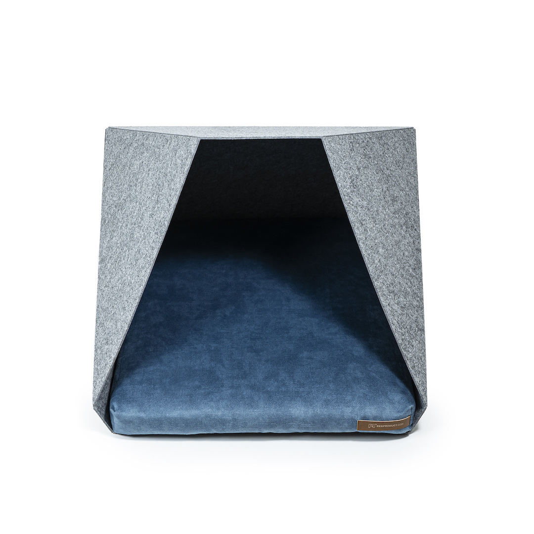 Rexproduct Hundehöhlen Rexproduct PetPocket hellgrau blau