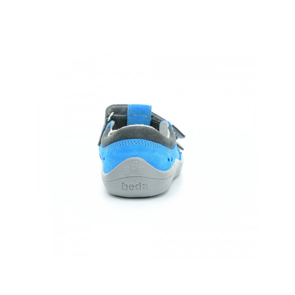 Beda Tom Barfußsandalen Klett (BF0001 / SD / W)