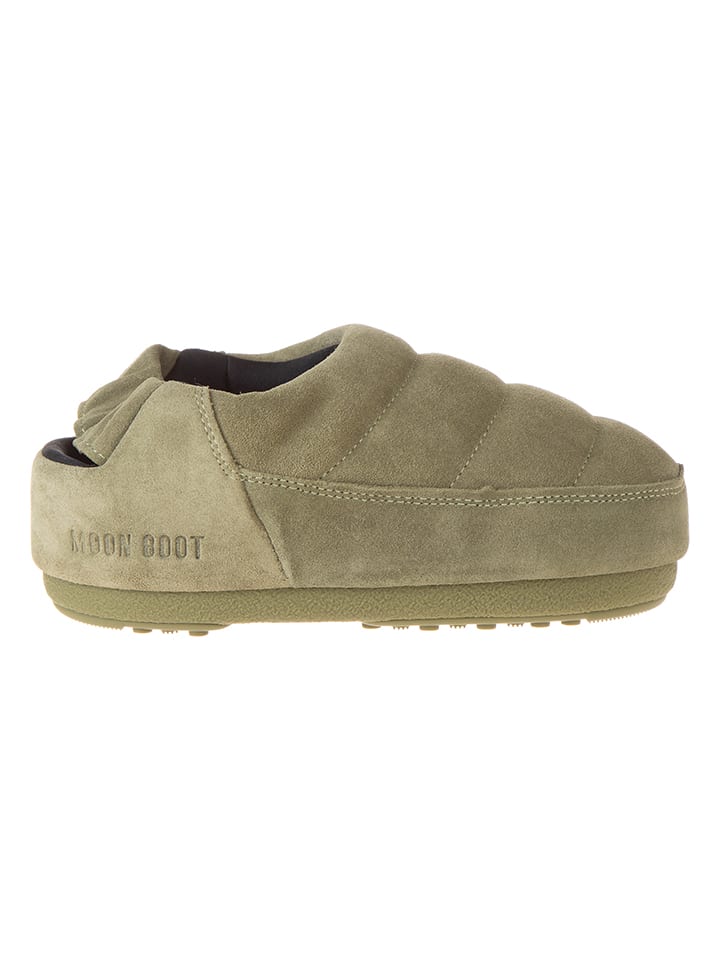 Moon Boot Leder-Hausschuhe 