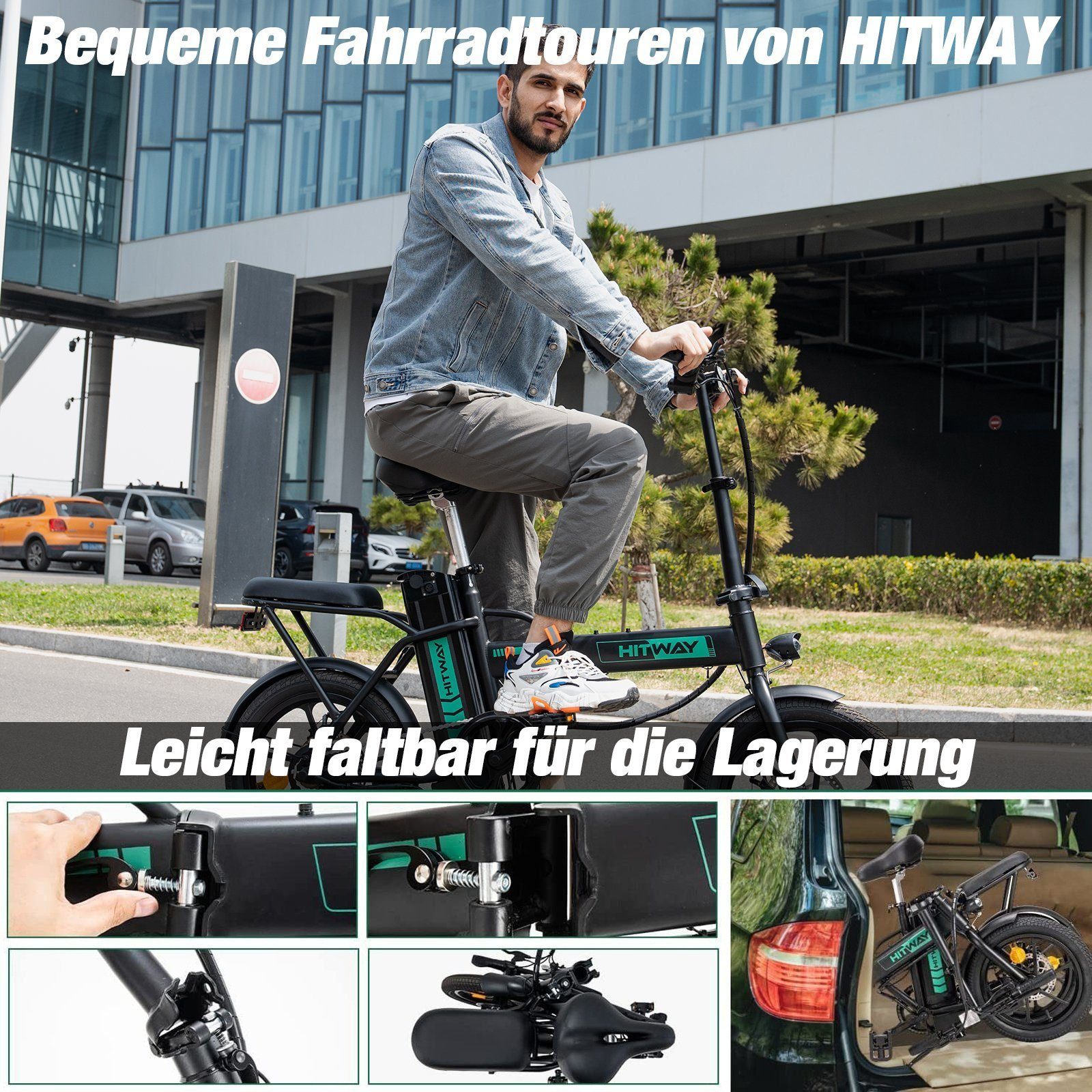 HITWAY E-Bike, Elektrofahrrad 16