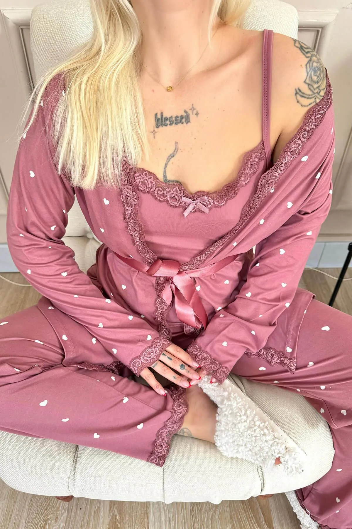 Pijamaevi  Pyjama set - Rosa - Muster