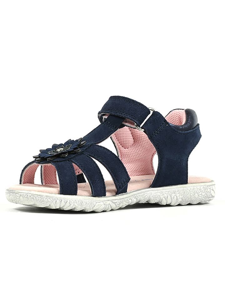 Richter Shoes Leder-Sandalen in Dunkelblau günstig kaufen 29