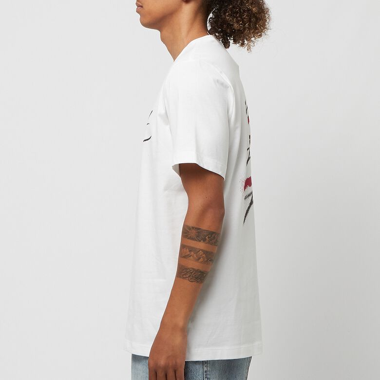 JORDAN Air Jordan Graphic T-Shirt white/black/gym red