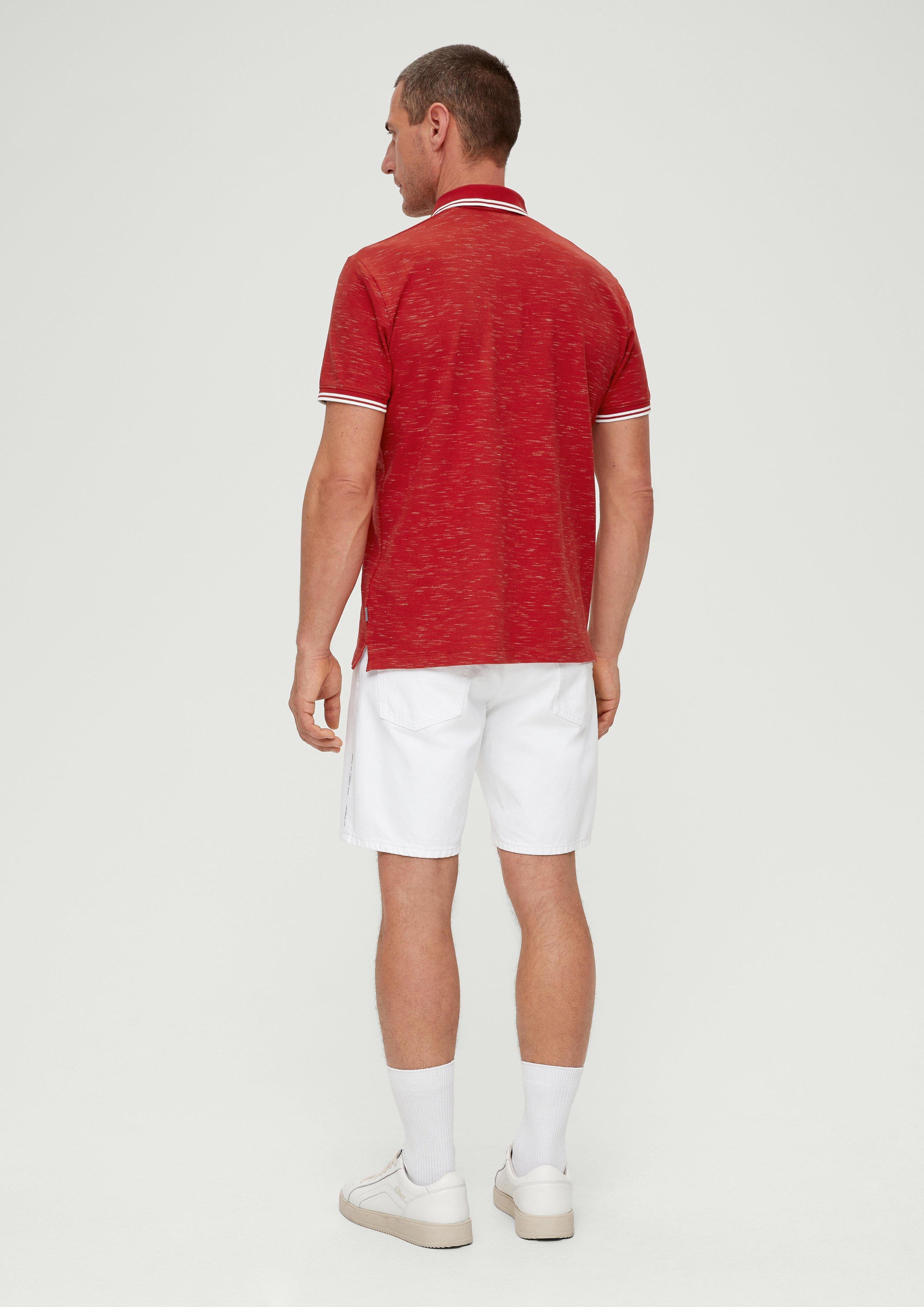 Poloshirt mit Flammgarnstruktur  2131901-30W1