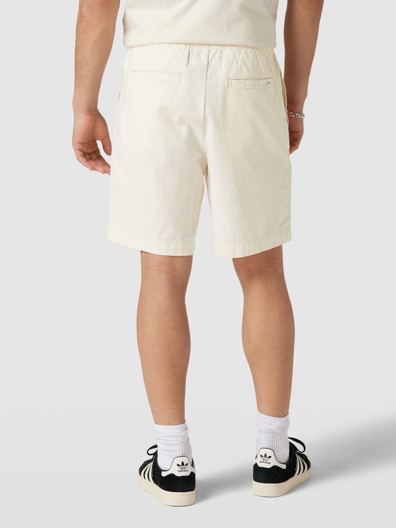 Bermudas mit elastischem Bund in offwhite