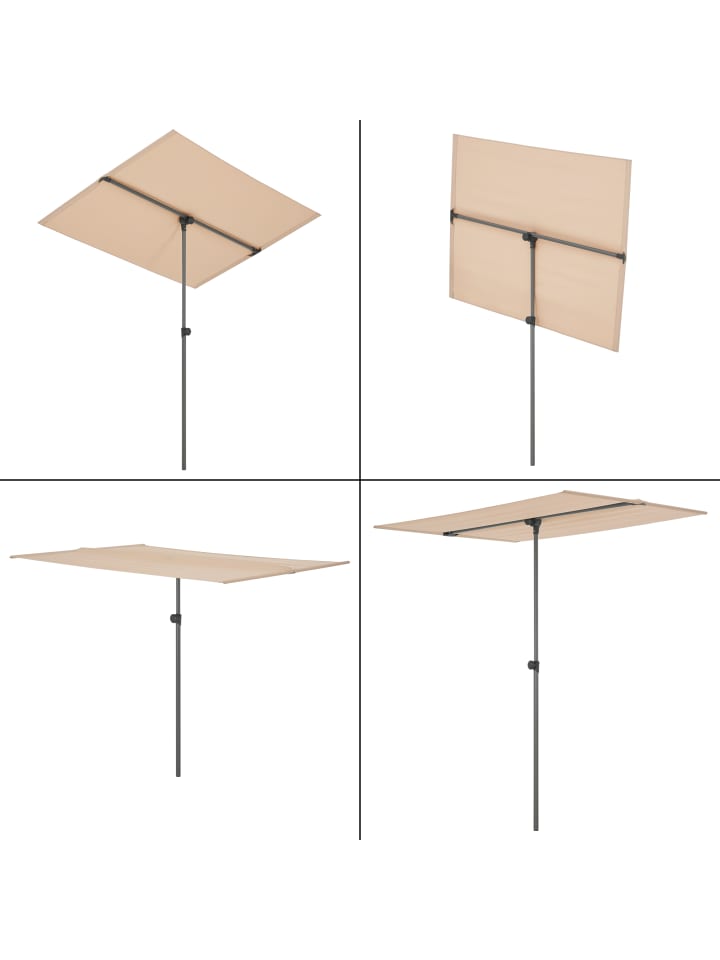 pro.tec Balkonblende Carsoli in Sand (L)180cm (B)130cm (H)200cm günstig kaufen onesize