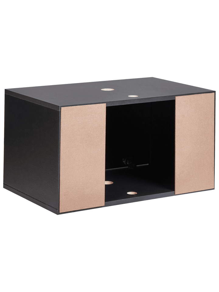 Beliani Waschbeckenunterschrank PETROLINA in Schwarz - (W) 60 x (H) 33 x (L) 39 cm günstig kaufen onesize