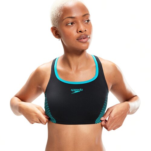 DAMEN BIKINI PLMT RCBK BRF 2PC AF BLACK/GREEN