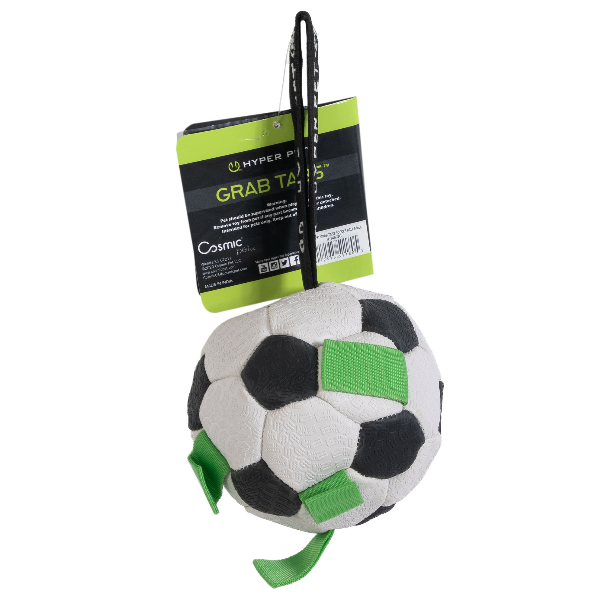 Hyper Pet Hundebälle Hyper Pet Grab Tabs Fußball