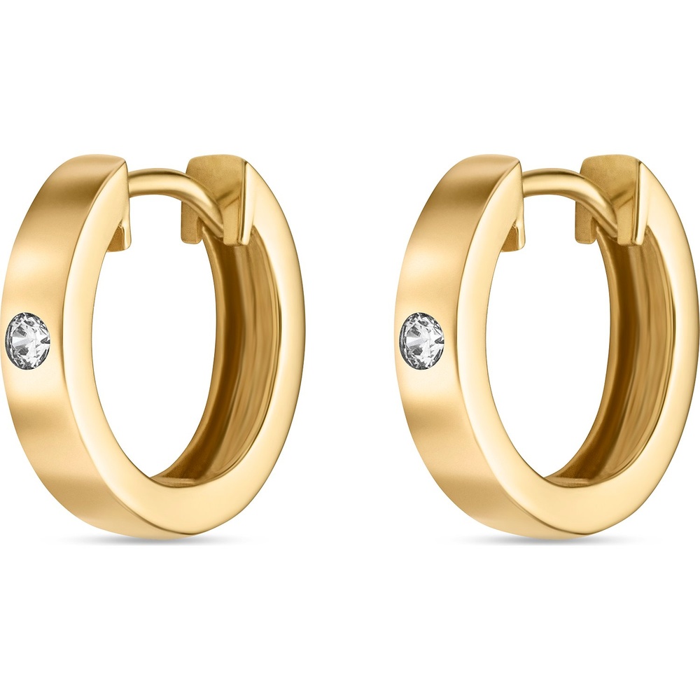 Valeria Créoles 585 Or jaune Boucles d'oreilles