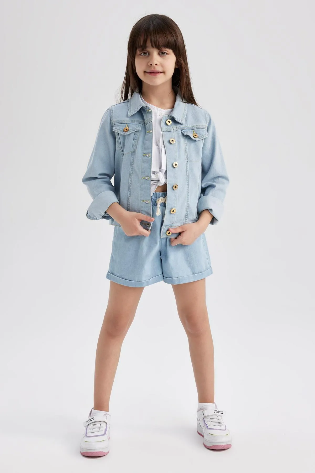 DeFacto  Jeansshorts mit flexibler Taille für Mädchen T3311a623hs