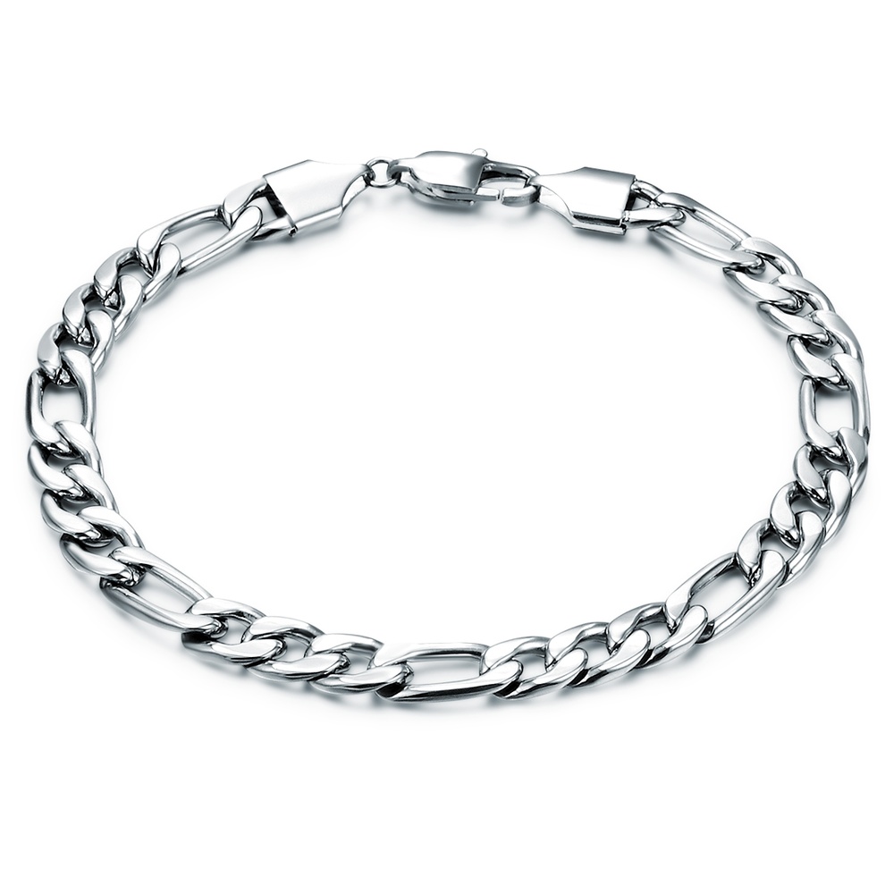 True Rebels Bracelet en acier inoxydable Acier inoxydable en Argent Bracelet