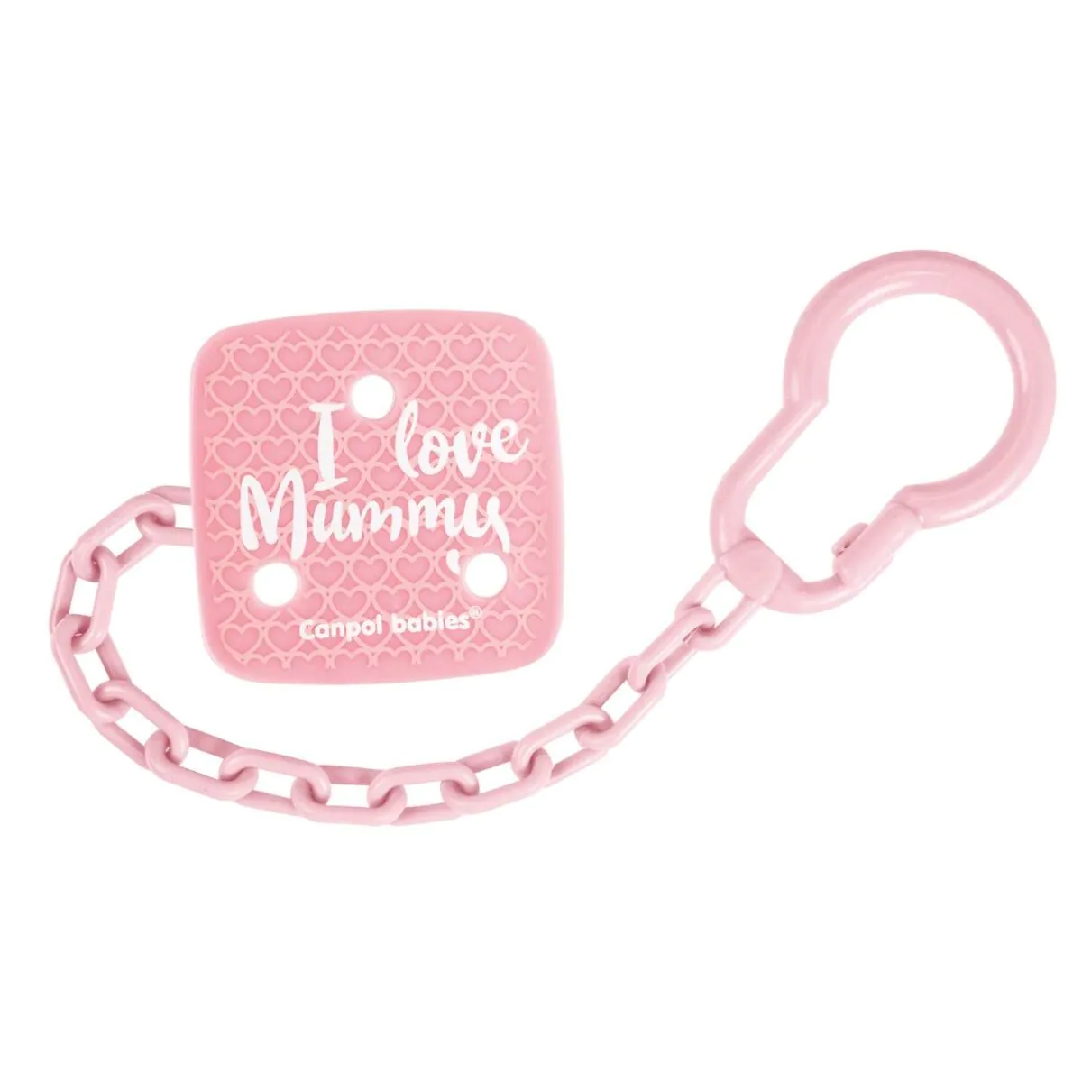 Canpol Babies čiulptuko grandinėlė „I love Mummy“