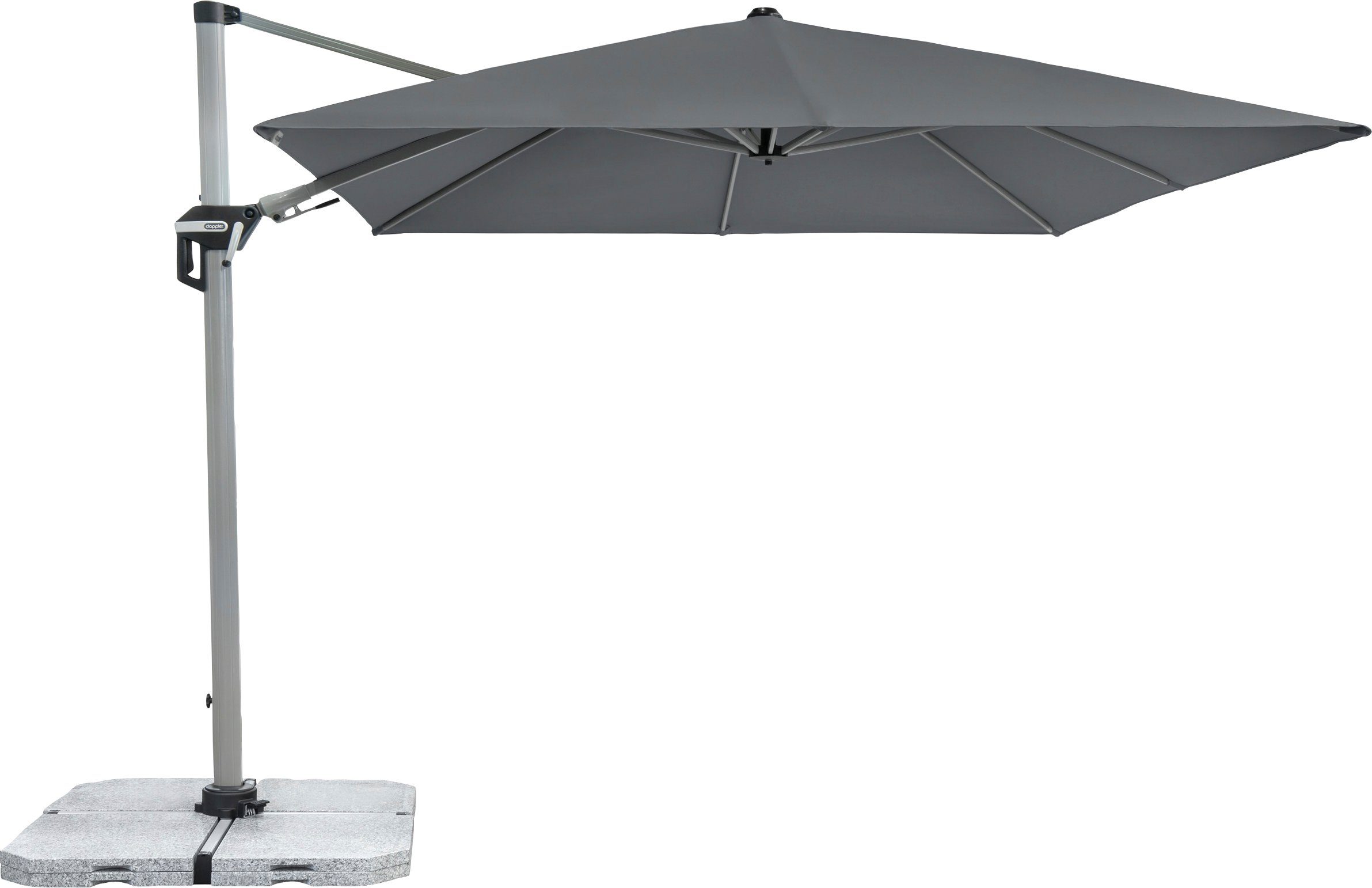 doppler® Ampelschirm Active Pendel, UV-beständig, Maße: 350x260 cm