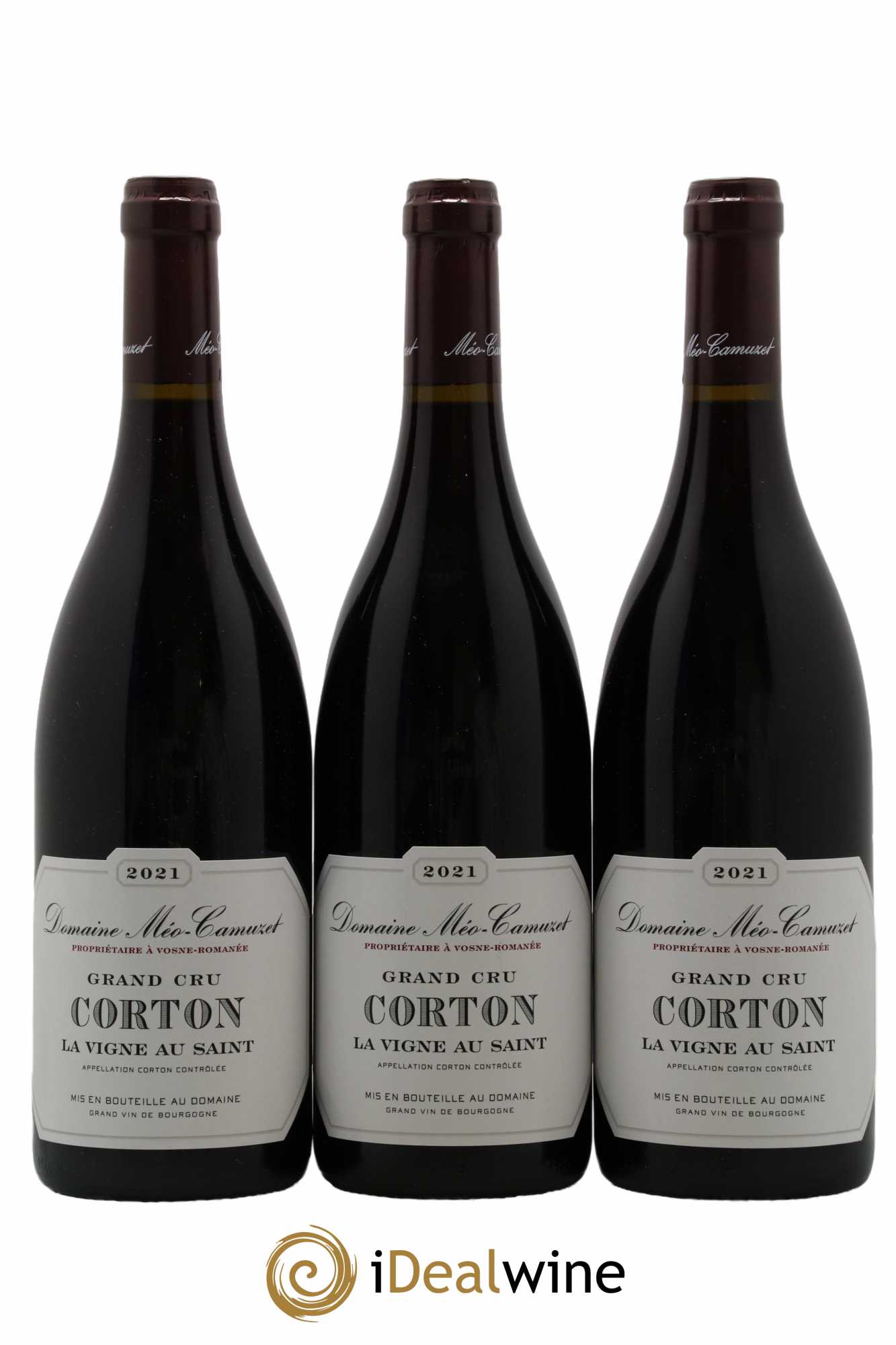 Corton Grand Cru La Vigne au Saint Méo-Camuzet (Domaine)  2021 - Lot de 3 Bouteilles