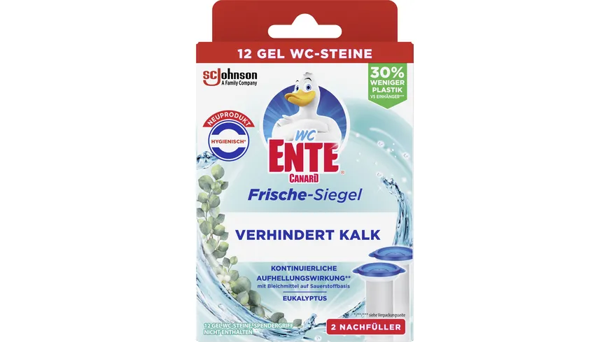 WC-Ente Frische-Siegel Nachfüller mit Bleichkraft Eukalyptus