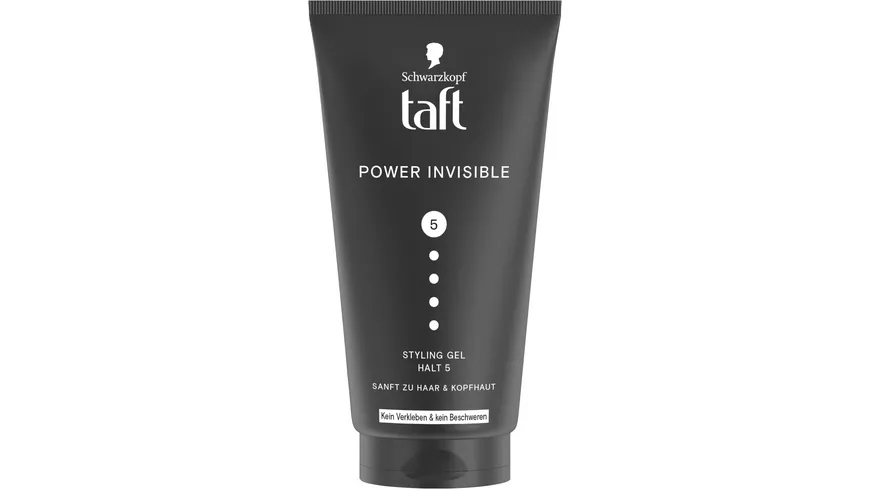 TAFT Styling Gel Power Invisible 150 ml Haltegrad 5 - sehr starker Halt 150 ml