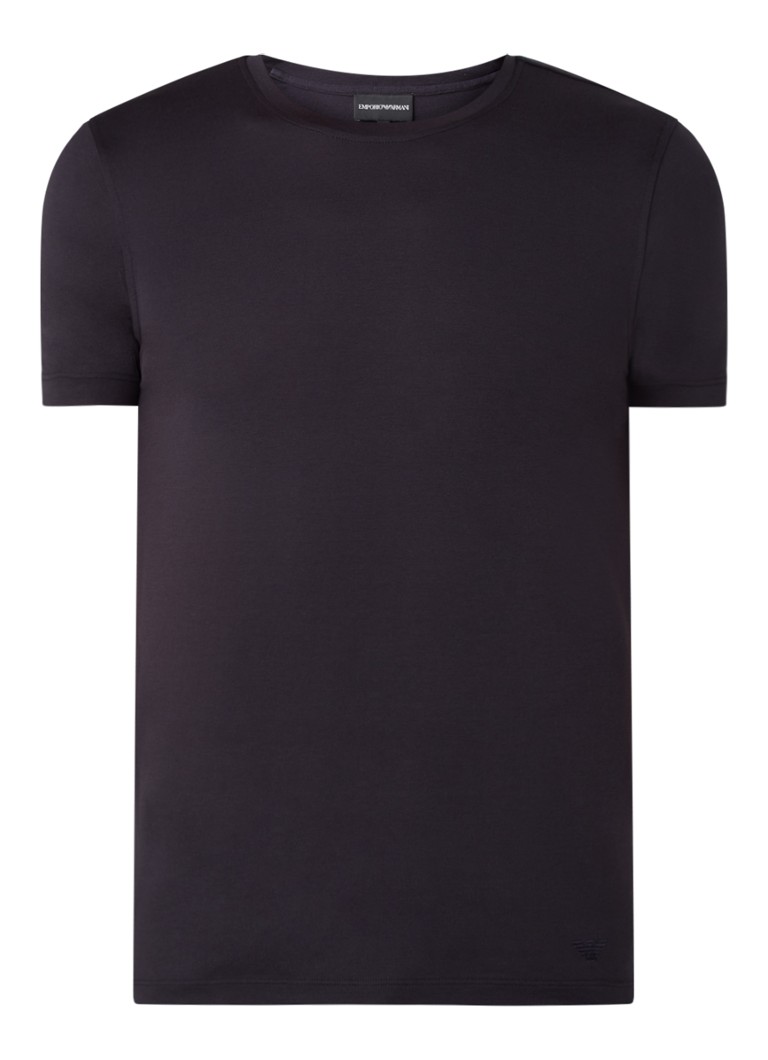 Tricou Emporio Armani din amestec de mătase