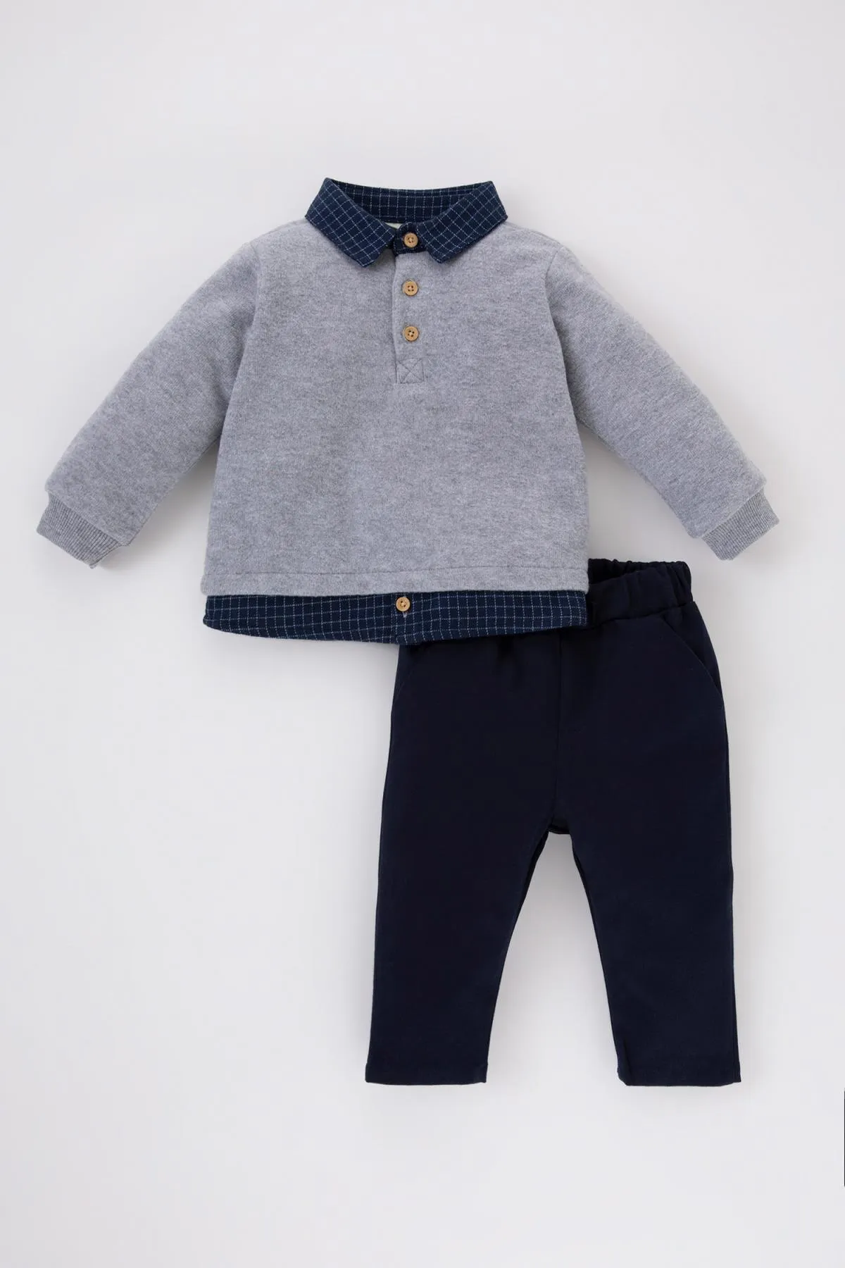 DeFacto  Sweatshirt-Hose aus Selanik-Stoff für Babys im 2er-Set