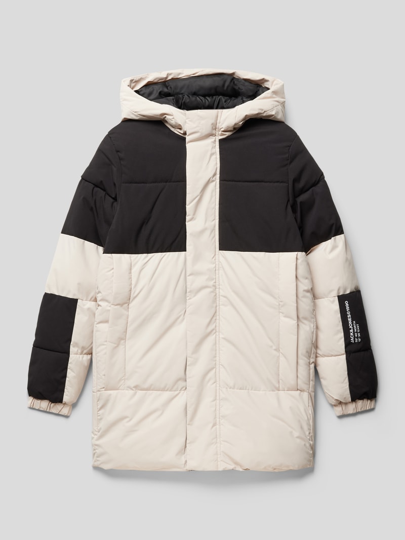 Steppjacke in Two-Tone-Machart Modell 'JEFORCE' in ecru