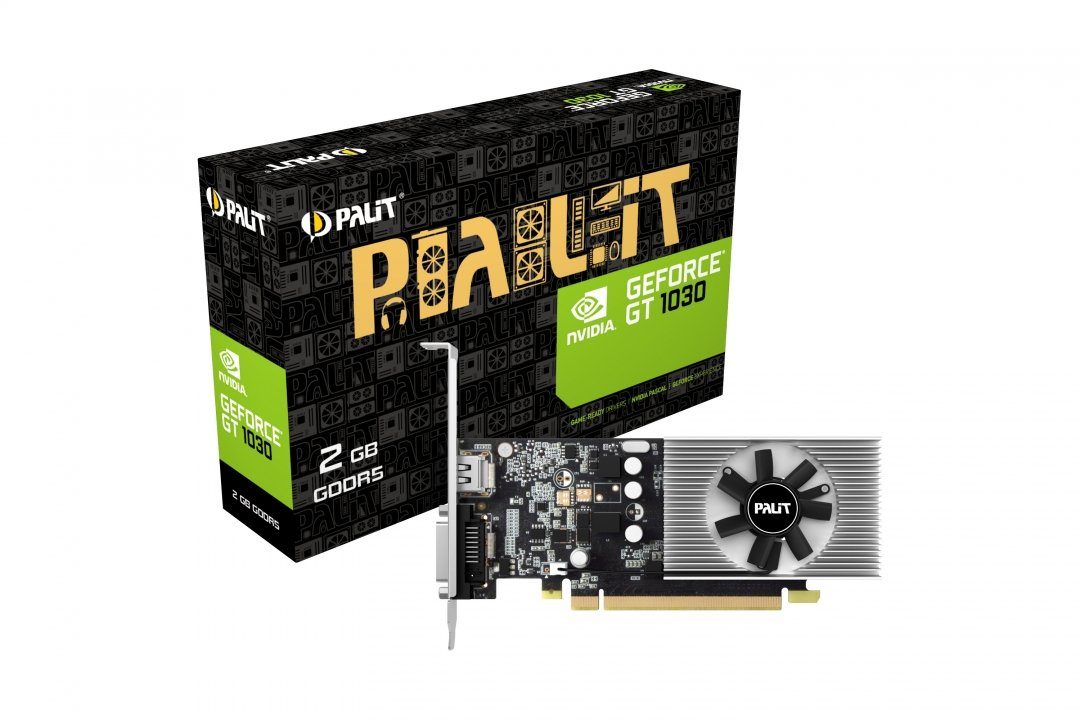 Palit GeForce GTX 10 Series GT 1030 Grafikkarte (2 GB, GDDR4)