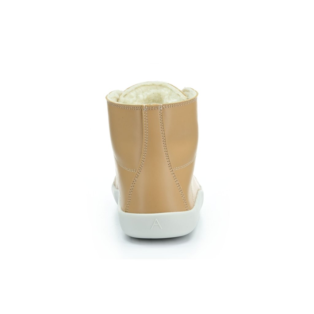 Ahinsa Tara Winter beige Knöchelsneaker