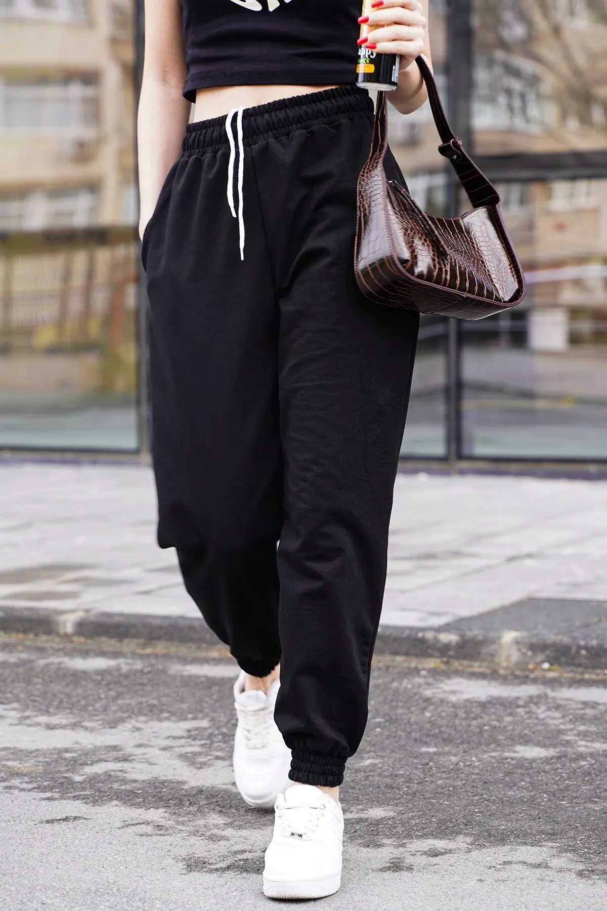 Madmext  Jogginghose - Schwarz - Relaxed