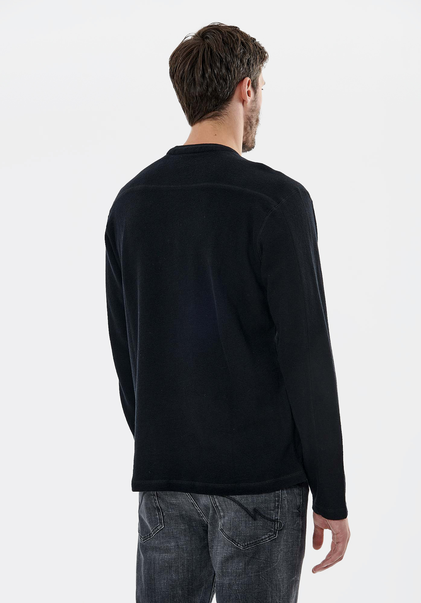 TINS   T-shirt noir homme 100% coton