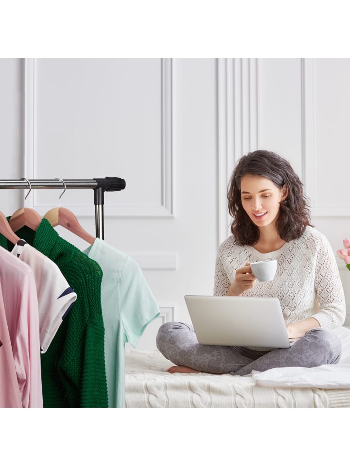 relaxdays 12x Kleiderbügel in Natur günstig kaufen onesize