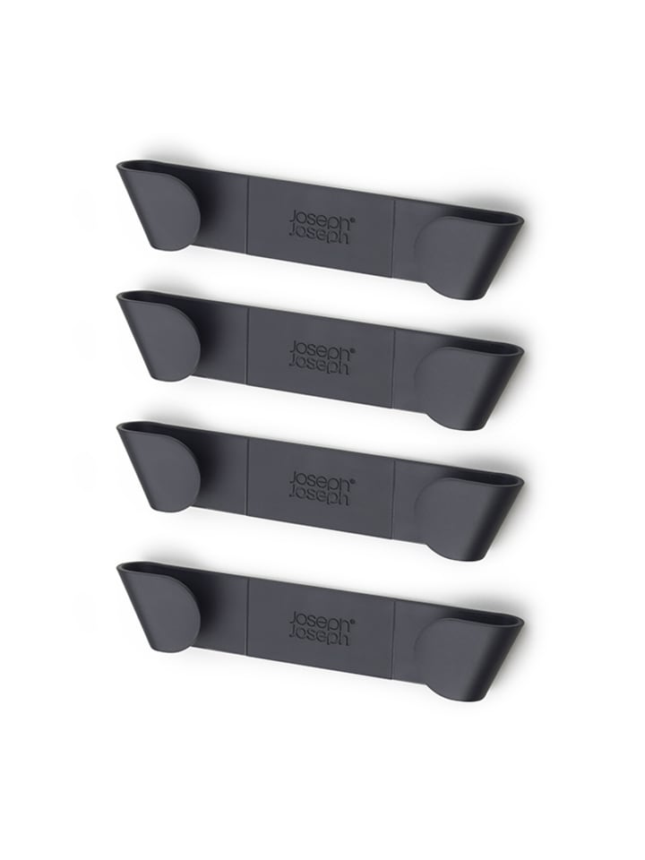 JosephJoseph 4er-Set: Topfdeckel-Halterungen in Anthrazit - (B)19 x (H)4 cm günstig kaufen onesize