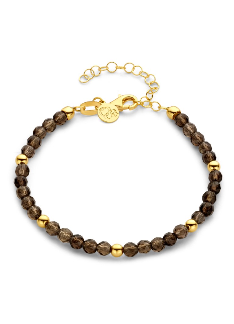 Casa Jewelry Garda Smoky Quartz Bracelet Gilded