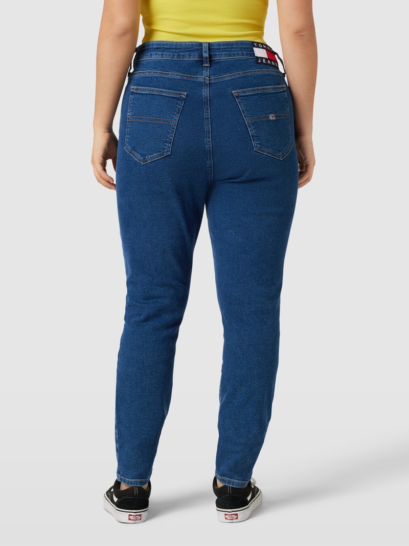 PLUS SIZE Jeans im 5-Pocket-Design Modell 'MELANY' in dunkelblau