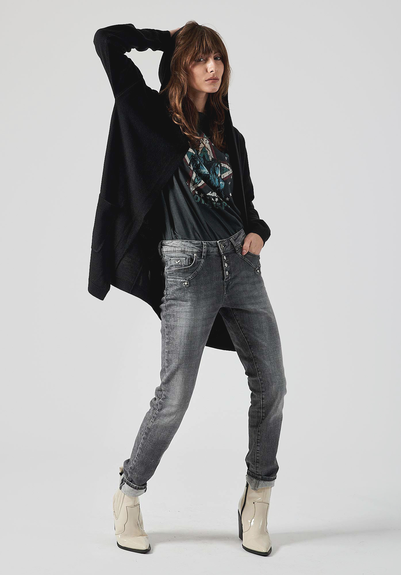 FOLEY  Gilet noir femme