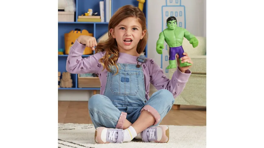 Hasbro - Marvel Spidey and His Amazing Friends supergroße Hulk Action-Figur