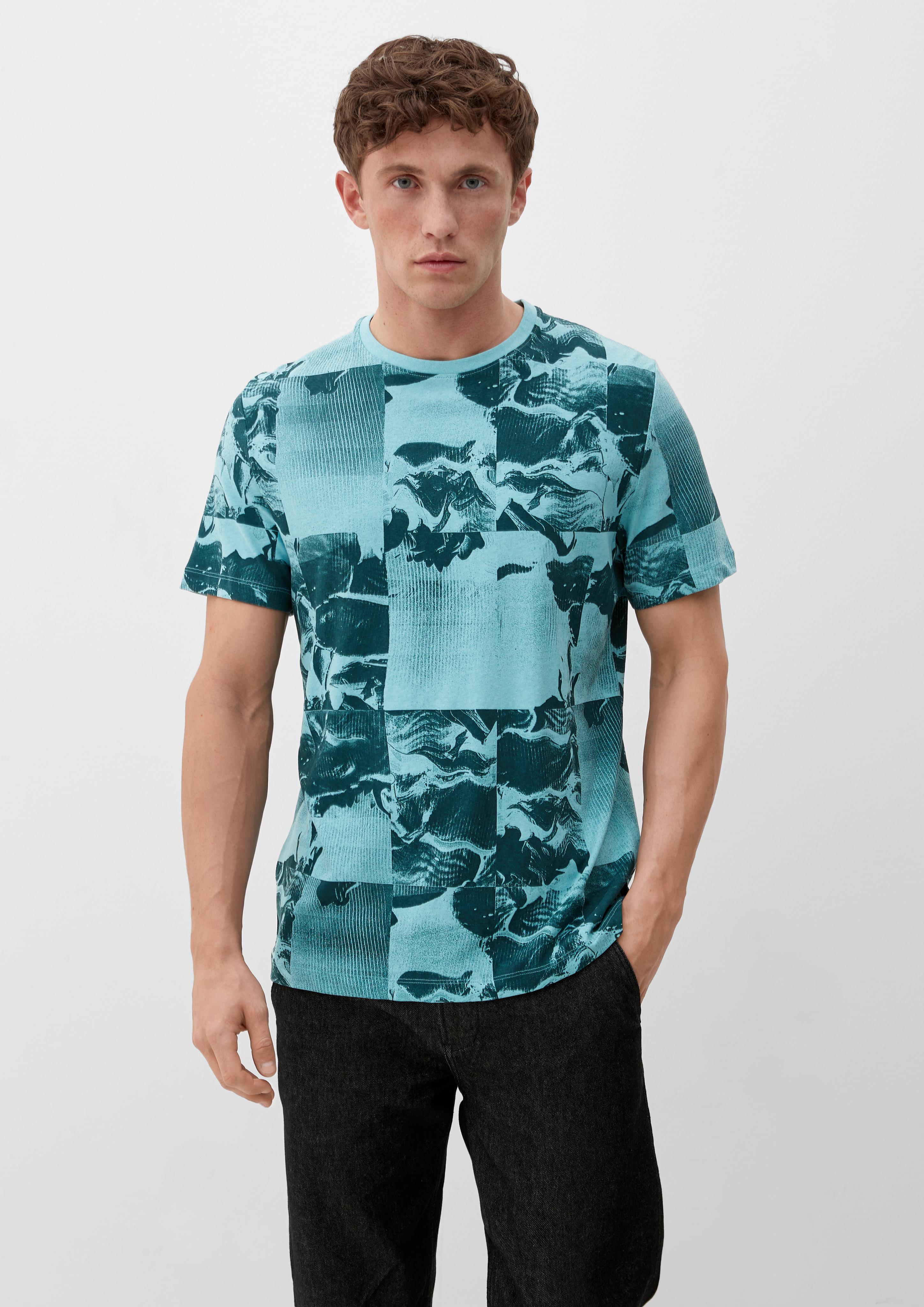 T-Shirt mit Alloverprint  2129839-61A9