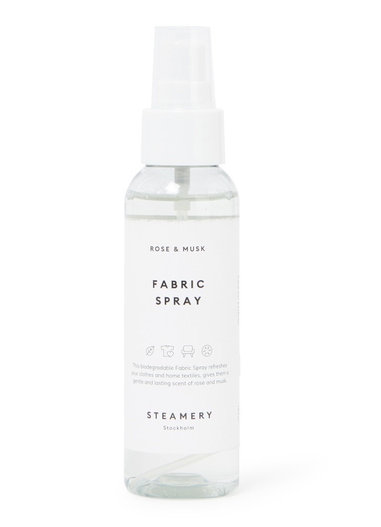 Spray textil Steamery cu trandafir și mosc, 100 ml
