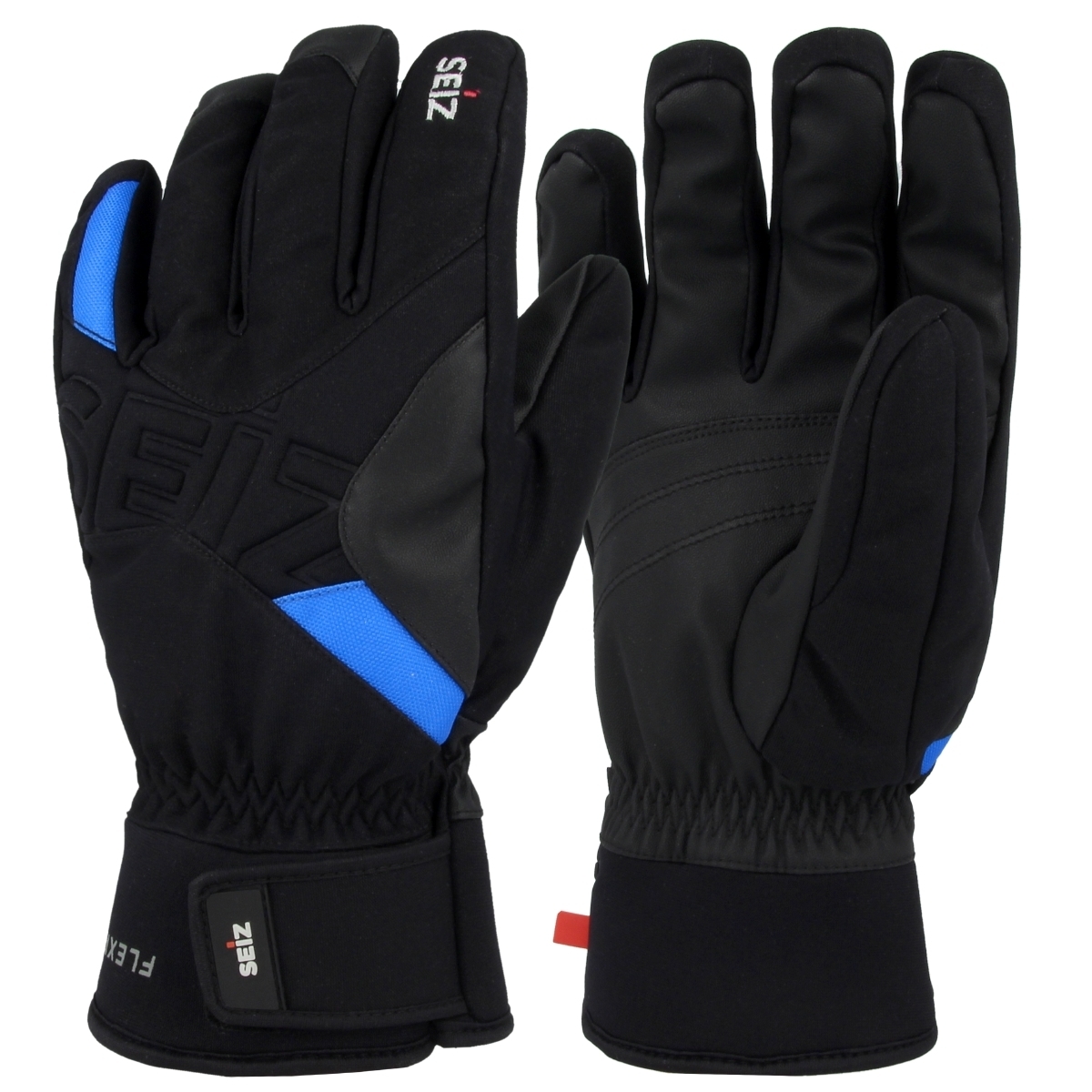 SEIZ Flexible Handschuhe schwarz