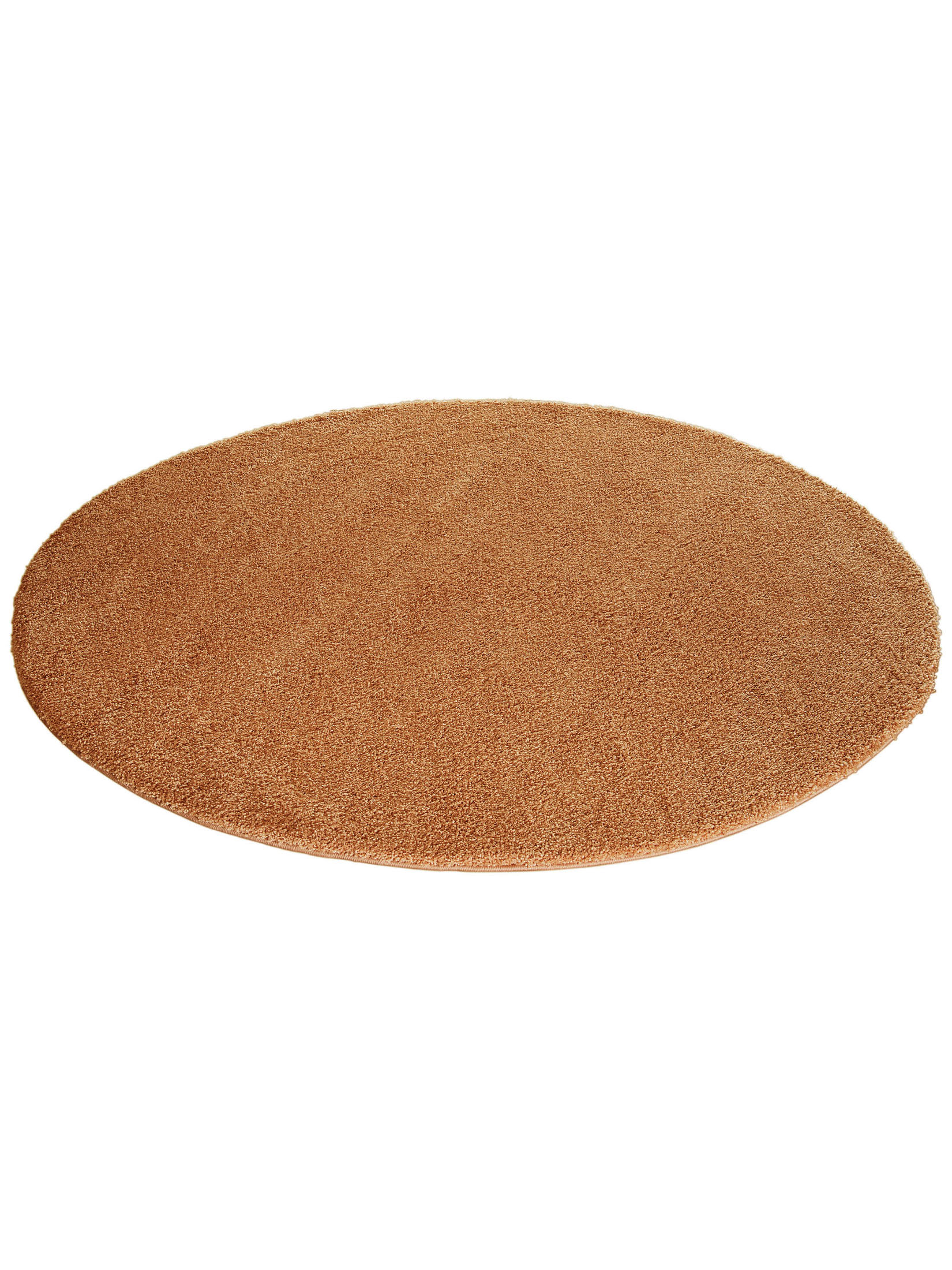 Lounge Hochflor-Teppich, Cognac