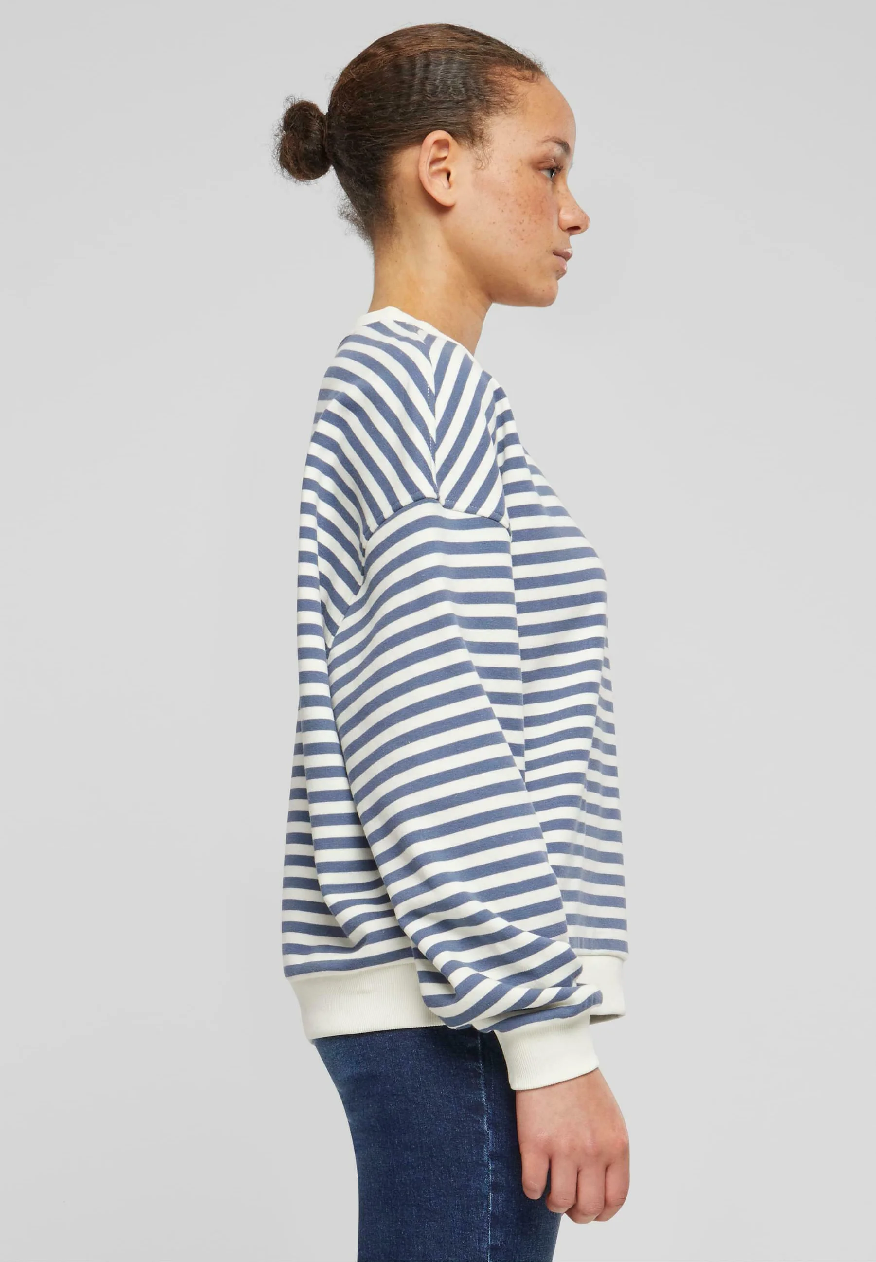 Sudadera Urban Classics con cuello redondo a rayas
