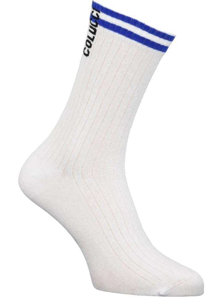 Carlo Colucci Sportsocken Cencherle in Weiß / Blau günstig kaufen 39-42